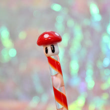 Load image into Gallery viewer, Red Glass Mushroom Dabber / Dab tool for Concentrates | Shop Bloomfield for 420 Accessories