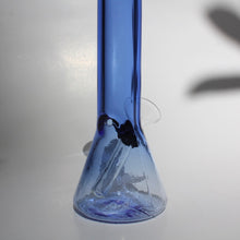 Load image into Gallery viewer, Small blue starter bubbler bong water pipe for smoking
