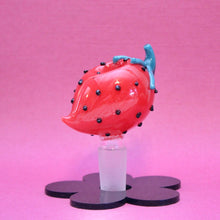 Load image into Gallery viewer, Cute Strawberry Bowl Piece | 14mm Slide Attachment | 420 Shop Bloomfield