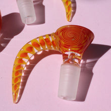 Load image into Gallery viewer, Red and Yellow Bowl Piece with Tail | Shop Bloomfield for 420 Accessories