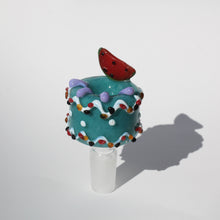 Load image into Gallery viewer, Cake 14mm Bowl Piece Slide for Bong - Yellow Blue and Orange , Strawberry and Watermelon | Cute Online Smoke Shop Bloomfield | Cute Headshop
