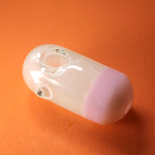 Load image into Gallery viewer, Pink Pill Pipe for Smoking Weed | Glows in the Dark!