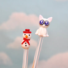 Load image into Gallery viewer, Cute Snowman and Cat Dab Tools