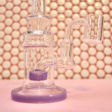 Load image into Gallery viewer, Purple Glass Bong or Dab Rig | Shop Bloomfield for Weed Accessories