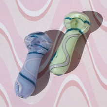 Load image into Gallery viewer, Small Green and Purple Purse Pipe | Party People | Shop Trendy 420 Accessories via Shop Bloomfield
