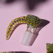 Load image into Gallery viewer, Blue and Yellow 14mm Bowl Piece For Smoking