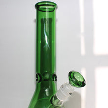 Load image into Gallery viewer, Large Green Beaker Bong with Diamond Bowl Piece Slide | Cute Online Smoke Shop