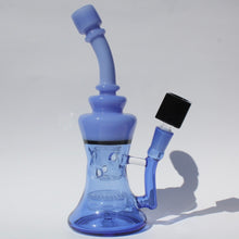 Load image into Gallery viewer, Cool Blue Bong for Sale with Free Cube 14mm Bowl Piece