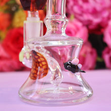 Load image into Gallery viewer, Bee on Water Chamber | HoneyComb Rig | Water Pipe | Cute Bee Themed Bong