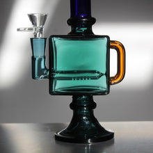 Load image into Gallery viewer, Cute Modern Bong with Cube Shaped Water Chamber | Shop Bloomfield | Trendy Online Smoke Shop