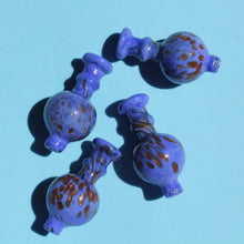 Load image into Gallery viewer, Purple Carb Cap for Dab Rig / Concentrates | Gold Speckles | Shop Bloomfield for 420 Accessories | Dabbing Accessories
