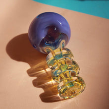 Load image into Gallery viewer, Purple Bulb Modern Glass Art Smoking Pipe | 420 Accessories