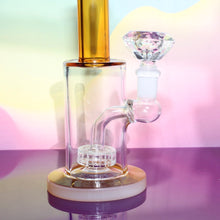 Load image into Gallery viewer, Cute Amber Bong for Sale with Free Diamond Bowl Piece | Shop Bloomfield