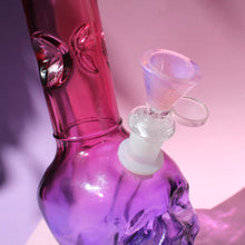 Load image into Gallery viewer, Pink and Purple Skull Bong with Ice Catcher | Shop Bloomfield