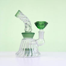 Load image into Gallery viewer, Small Green Bong for Smoking Weed