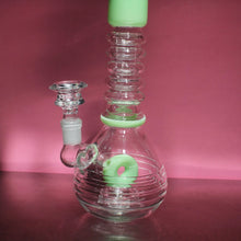 Load image into Gallery viewer, Bulb Water Chamber for Fancy Green Water Pipe | Comes with free 14mm bowl piece