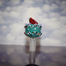 Load image into Gallery viewer, Cake 14mm Bowl Piece Slide for Bong - Yellow Blue and Orange , Strawberry and Watermelon | Cute Online Smoke Shop Bloomfield | Cute Headshop