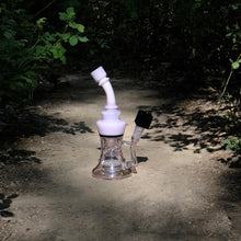 Load image into Gallery viewer, Cool Pink Bong for Sale with Free Cube 14mm Bowl Piece