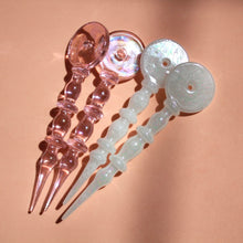 Load image into Gallery viewer, Elegant Pearl and Pink Dabber for 420 Concentrates | Cute Dab Tool