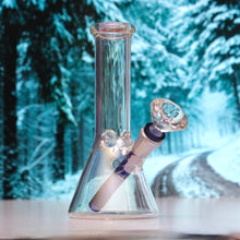 Load image into Gallery viewer, Smoke Cute with a 420 Iridescent Bong | Blue Downstem