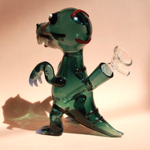 Load image into Gallery viewer, Blue Dinosaur Bong T-Rex Rig Water Pipe Cute Online Smoke Shop Head Shop Best Shop Bloomfield