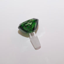 Load image into Gallery viewer, Emerald Green Diamond Cut 14mm Bowl Piece for Sale
