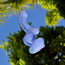 Load image into Gallery viewer, Mini Glass Bubbler for Smoking | Purple Glass Pipe | Shop Bloomfield
