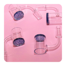 Load image into Gallery viewer, Blue Bottom Quartz Banger for Smoking Concentrate