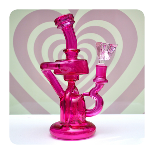 Cute Hot Pink Recycler Bong for Sale | Shop Bloomfield