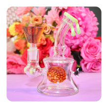 Load image into Gallery viewer, Bee Themed Water Pipe / Bong / Rig