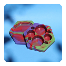 Load image into Gallery viewer, Multicolor Silicone Wax and Concentrate Stash Container