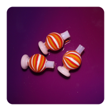 Load image into Gallery viewer, Pretty Colorful Carb Cap | Red, Yellow, Pink and Orange | For Use with Dab Rig