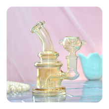 Load image into Gallery viewer, Mini Yellow Bong | Cute Smokeware