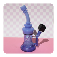 Load image into Gallery viewer, Cool Blue Bong for Sale with Free Cube 14mm Bowl Piece | Shop Bloomfield for Weed Accessories