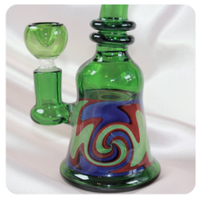 Load image into Gallery viewer, Trippy Green Bong for Sale