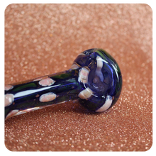 Load image into Gallery viewer, Cute Polka Dot Pipe for Smoking | Blue, White and Pink
