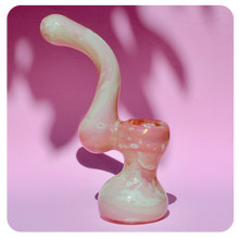 Load image into Gallery viewer, Cute Textured Water Pipe for Smoking | Pink and Yellow