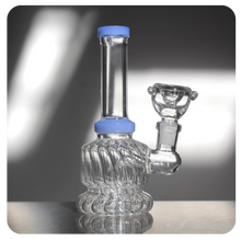 Load image into Gallery viewer, Purple and Clear Mini Crystal Bong | Shop Bloomfield | Online Head Shop