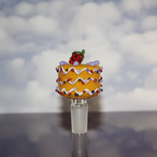 Load image into Gallery viewer, Cake 14mm Bowl Piece Slide for Bong - Yellow Blue and Orange , Strawberry and Watermelon | Cute Online Smoke Shop Bloomfield | Cute Headshop