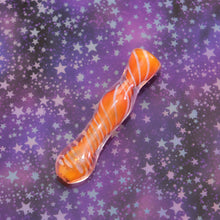 Load image into Gallery viewer, One Hitter Pipe for Smoking | Orange Twist | Simple Pipe | Cute Orange Chillum