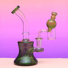 Load image into Gallery viewer, Cute Green Mini Dab Rig for Smoking Concentrates