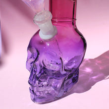 Load image into Gallery viewer, Cute Skull Purple Bong / Water Pipe | Trendy 420 Accessories Online