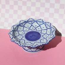 Load image into Gallery viewer, Blue Porcelain Roll Tray | Shop Bloomfield Hand Painted in Thailand
