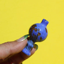 Load image into Gallery viewer, Purple Carb Cap for Dab Rig | Gold Speckles | Shop Bloomfield for 420 Accessories