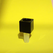 Load image into Gallery viewer, 14mm Black Cube Bowl Piece | Shop Cute Bowl Pieces Online