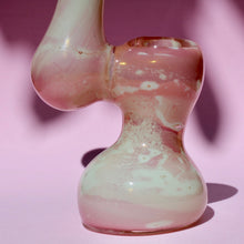 Load image into Gallery viewer, Cute Pink Marble and Texture Bubbler / Water Pipe | Shop Bloomfield |