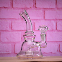 Load image into Gallery viewer, Cute Mini Pink 420 Bong | Smoking Accessories and Free 14mm Bowl Piece