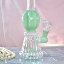 Load image into Gallery viewer, Best Cute Online Smoke Shop / Green Cactus Bong / Water Pipe Crystal Jade / Head Shop