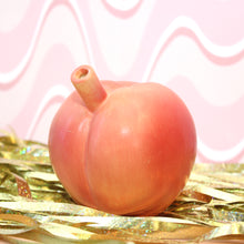 Load image into Gallery viewer, Back end of Ceramic Peach Smoking Pipe | Online Head Shop
