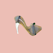 Load image into Gallery viewer, Glass Heel Slipper Pipe for Smoking | 420 Accessories | Shop Bloomfield | Cute Glass Heel Pipe